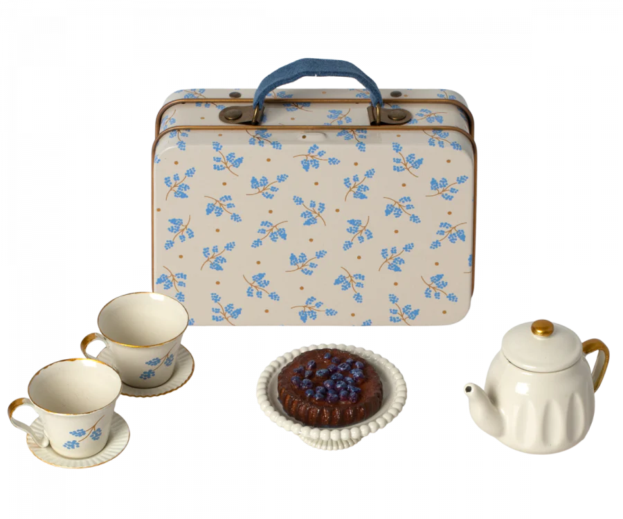 Afternoon Treat Set in Blue Madeline