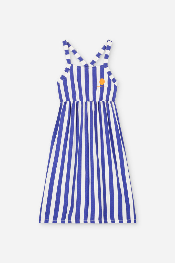 Cleo Dress in Mediterranean Stripes