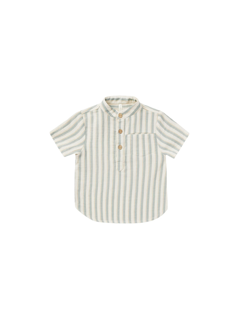 Mason Shirt in Ocean Stripe