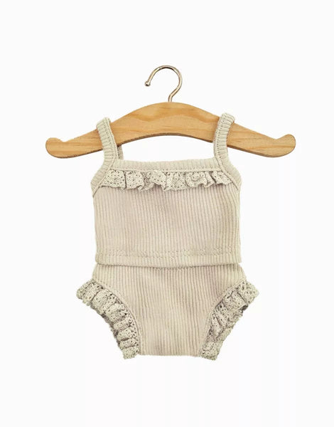 Doll Girl Underwear in Linen - Les P'tits Basiques