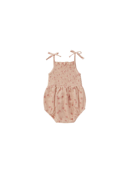 Kaia Romper in Pink Daisy