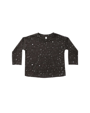 Cosmos Long Sleeve Tee in Black - 3-6m
