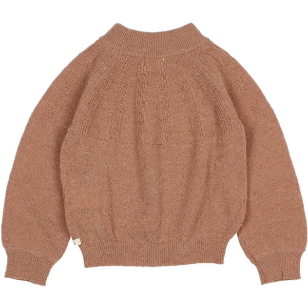 Búho,Fine Knit Sweater in Antic Rose,CouCou,Girl Clothes