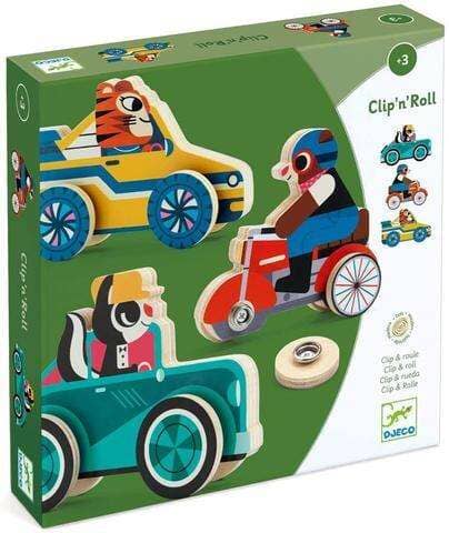Djeco,Clipacar Snapping Wheels Skill Boards,CouCou,Arts & Crafts
