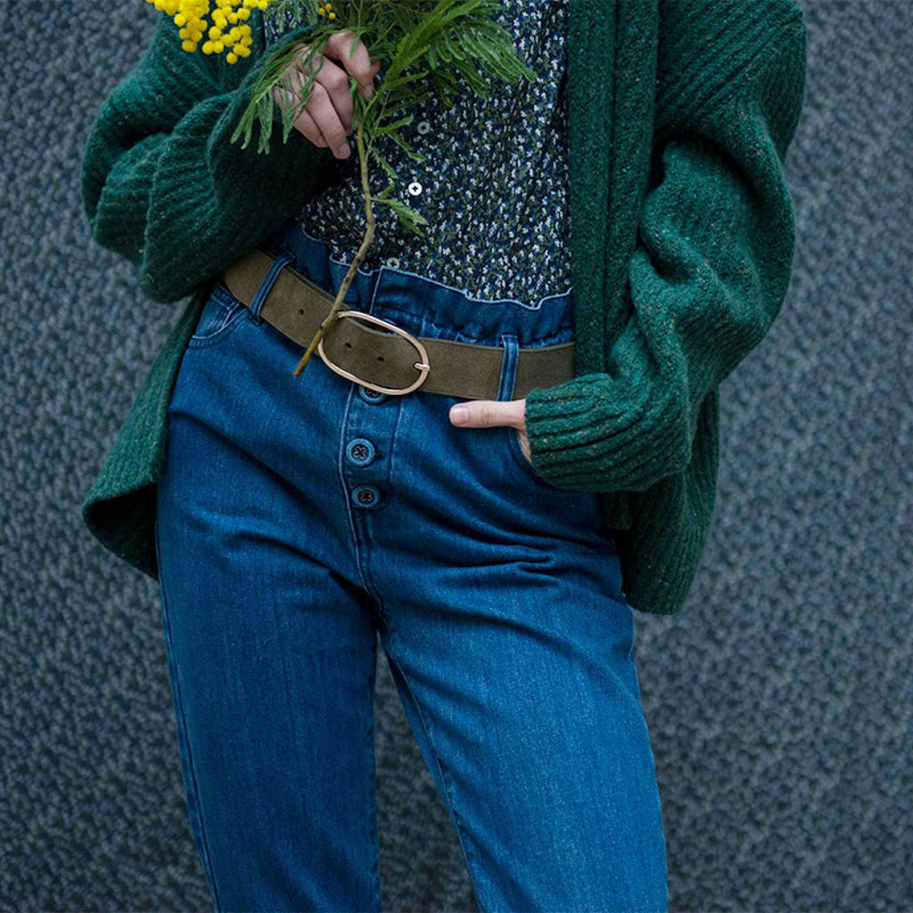 Emile et Ida,Denim Trousers,CouCou,Mamma Clothing