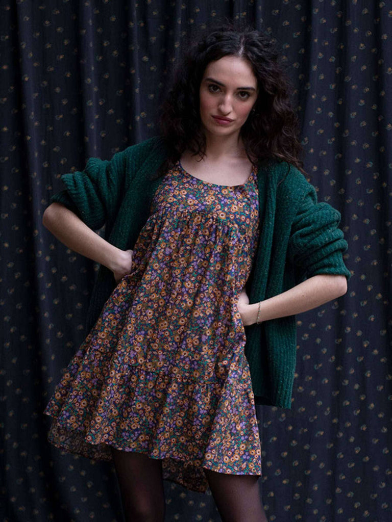 Emile et Ida,Dress in Multi Floral,CouCou,Mamma Clothing