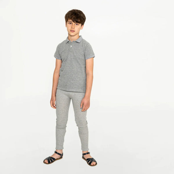 minimalisma,Bieber Leggings in Grey Melange,CouCou,Boy Clothes